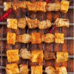 Teriyaki wagyu skewer